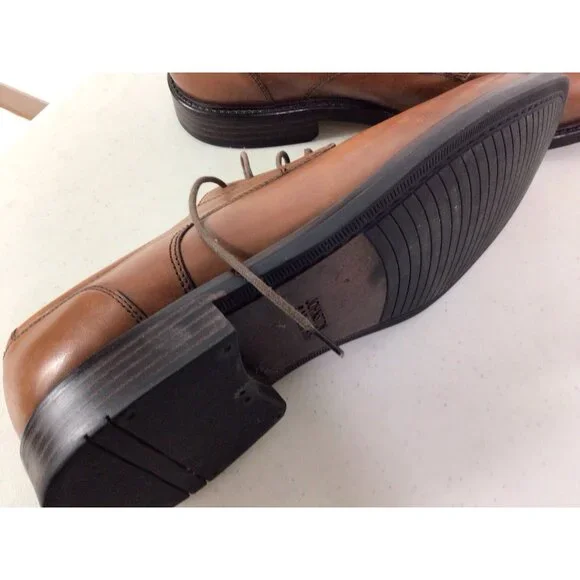 Johnston & Murphy Leather Dress Shoes Mens 12 - Picture 5 of 8
